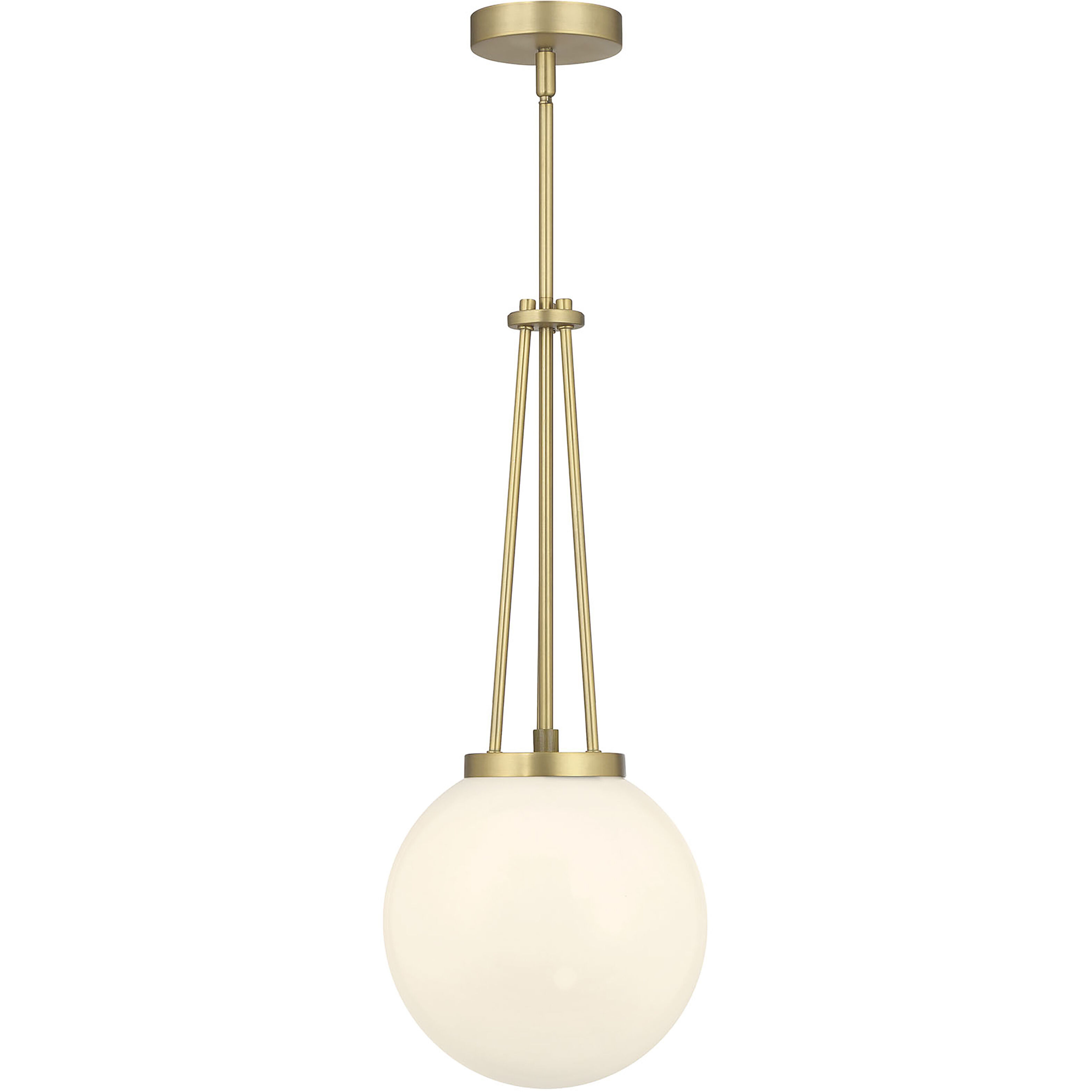 Vellin 1 Light 10 inch Vintage Brass Pendant Ceiling Light