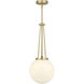 Vellin 1 Light 10 inch Vintage Brass Pendant Ceiling Light