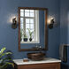 Lapas 1 Light 6.8 inch Oil Rubbed Bronze Bath Sconce Wall Light in Water