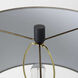 Quinn 28.75 inch Beige and Blue Table Lamp Portable Light