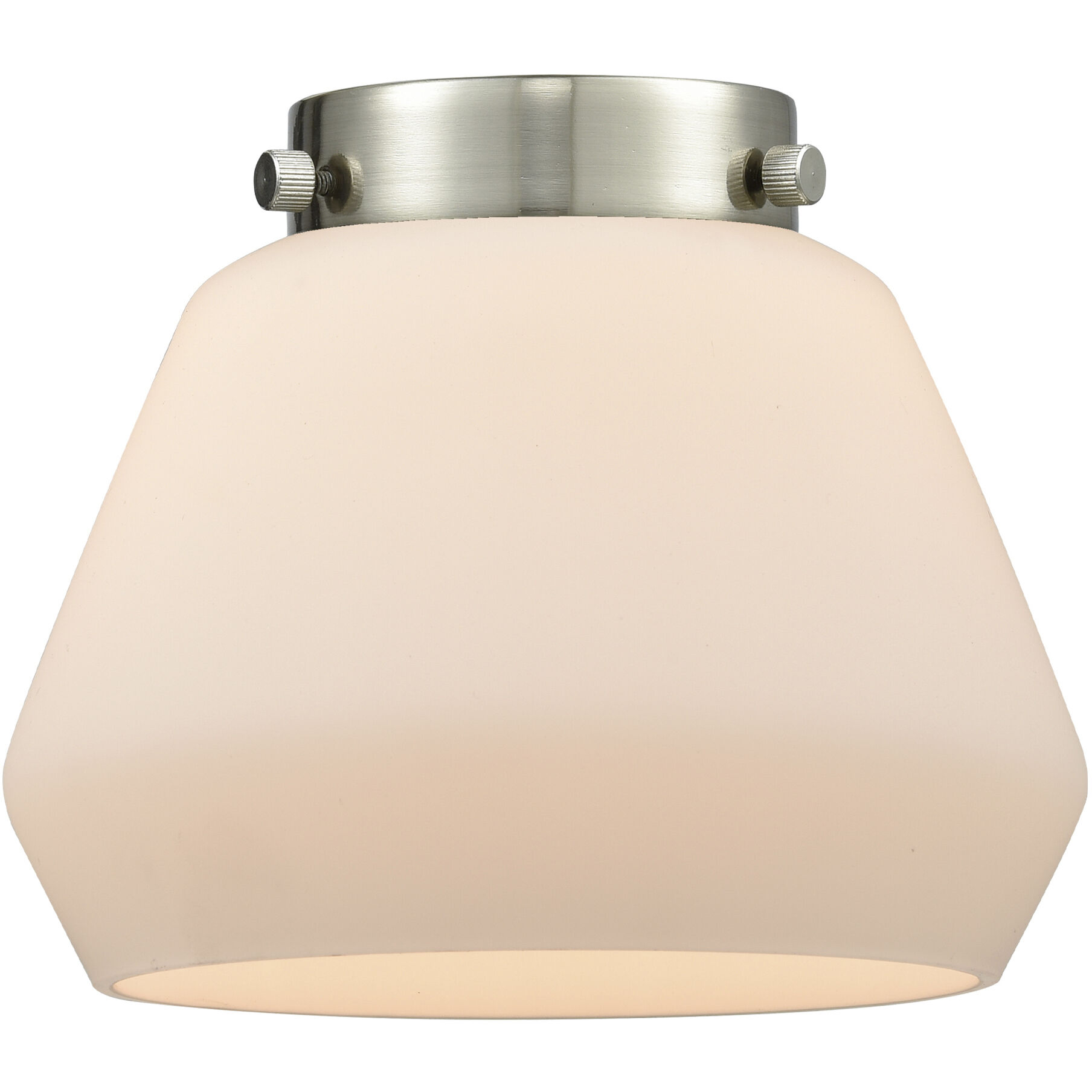 Nouveau 2 Fulton LED 6.75 inch Antique Copper Mini Pendant Ceiling Light in Matte White