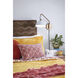 Simon LED 8 inch Matte White with Heritage Brass accents Sconce Wall Light