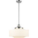 Franklin Restoration Bridgeton 1 Light 11.75 inch Polished Chrome Mini Pendant Ceiling Light in Incandescent, Matte White