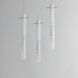 Pipette LED 11.75 inch Polished Chrome Multi-Light Pendant Ceiling Light