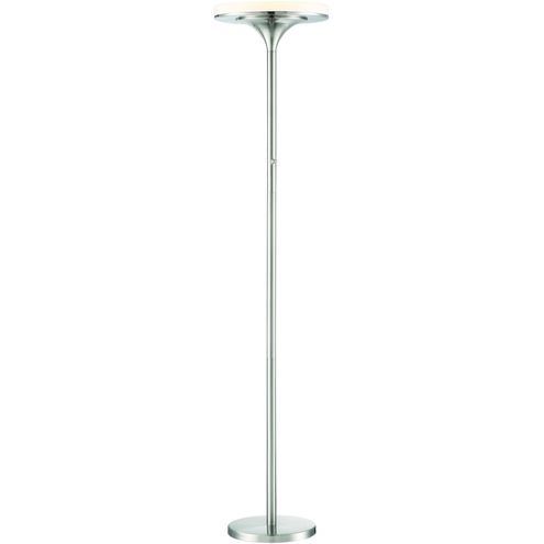 U.H.O. 70 inch 46.00 watt Brushed Nickel Torchiere Portable Light