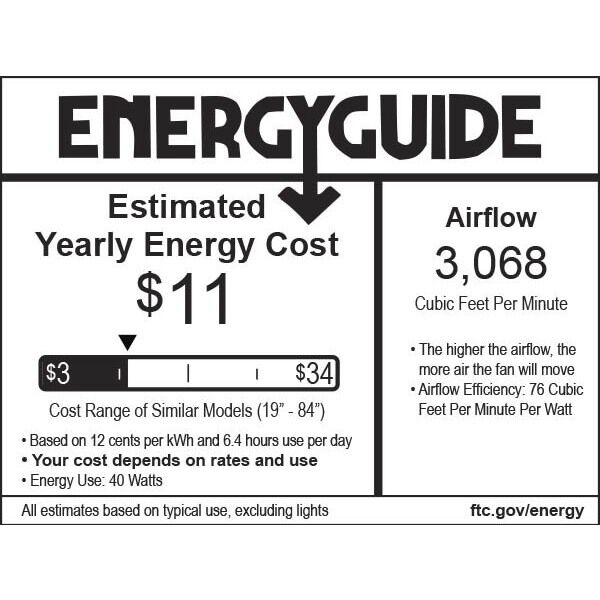 Light Wave 52 inch White Ceiling Fan
