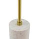 Anita 16.1 inch Brass Spray Occasional Table