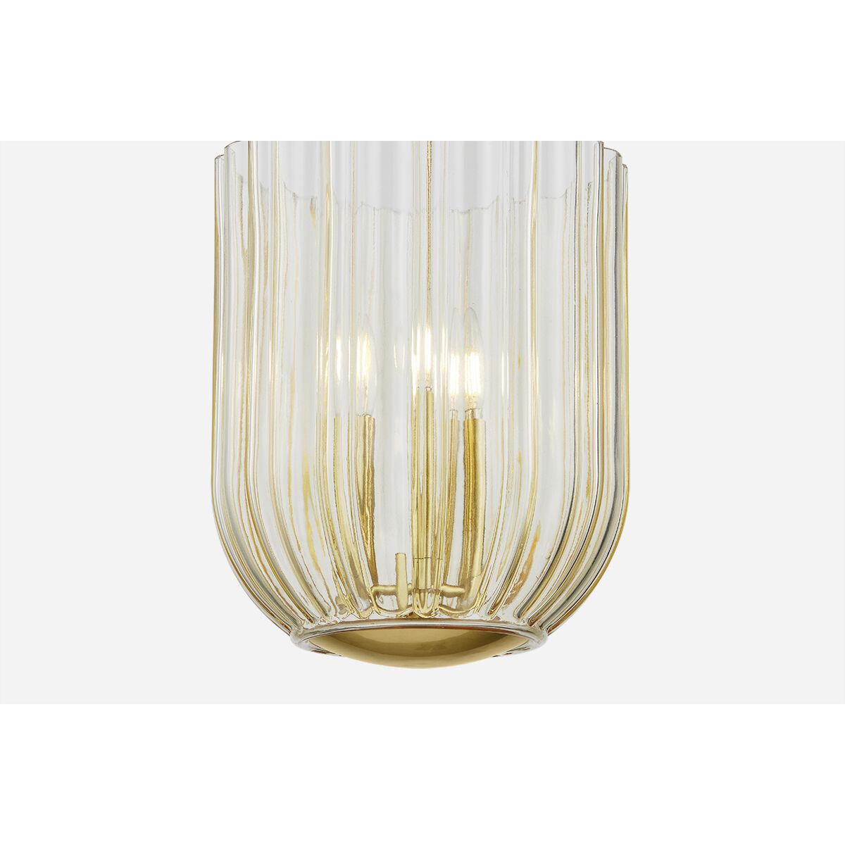 Cece 3 Light 11 inch Aged Brass Hanging Lantern Ceiling Light