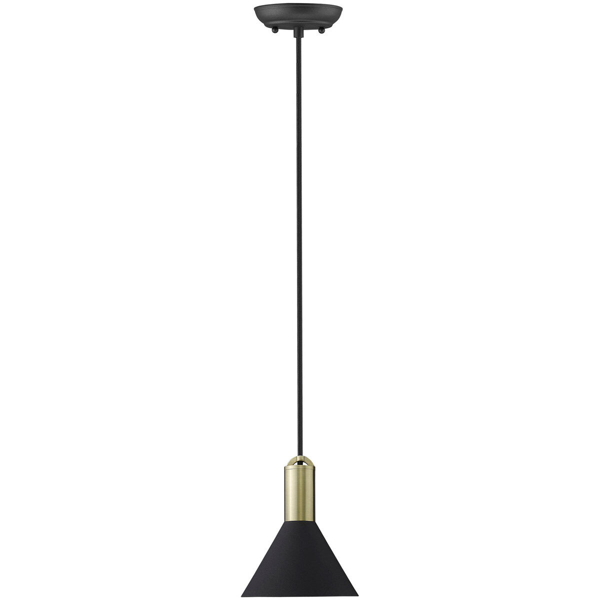 Ingo 1 Light 6 inch Matte Black Pendant Ceiling Light
