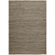 Ganges 114 X 79 inch Black/Natural Rug in 6 x 9