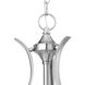 Prestige 3 Light 26.5 inch Brushed Nickel Chandelier Ceiling Light