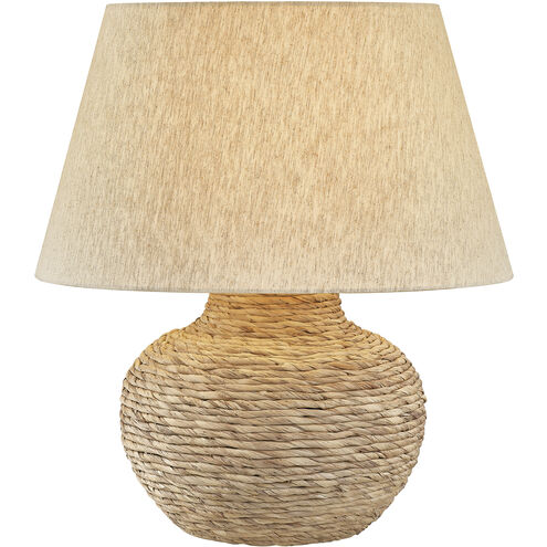 Malik 21.75 inch 15 watt Patina Brass Table Lamp Portable Light