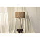 Palma 30 inch 15.00 watt Patina Brass/Ceramic Graphic White Table Lamp Portable Light