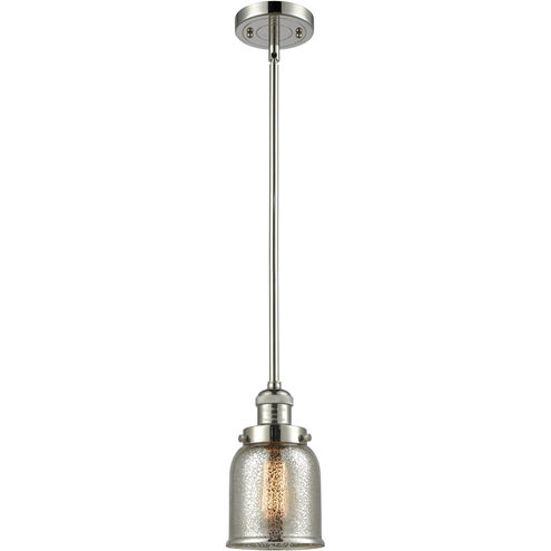 Franklin Restoration Bell 1 Light 5 inch Polished Nickel Mini Pendant Ceiling Light in Incandescent, Silver Plated Mercury, Franklin Restoration