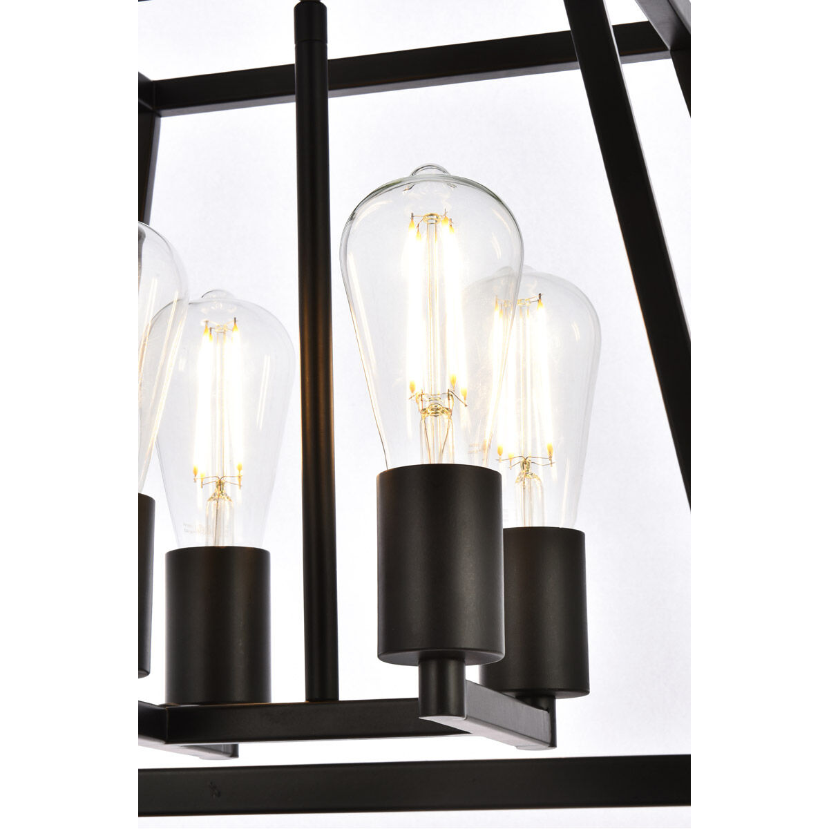 Declan 4 Light 16 inch Black Pendant Ceiling Light