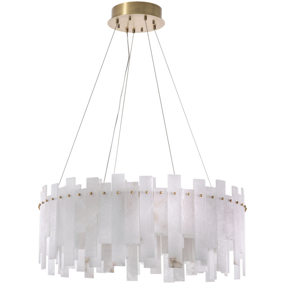 Pizzorni 12 Light 33.46 inch Antique Brass with Alabaster Chandelier Ceiling Light