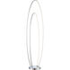 Rhea 56 inch 62.50 watt Chrome Floor Lamp Portable Light