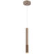 Davenport LED 2 inch Champagne Pendant Ceiling Light