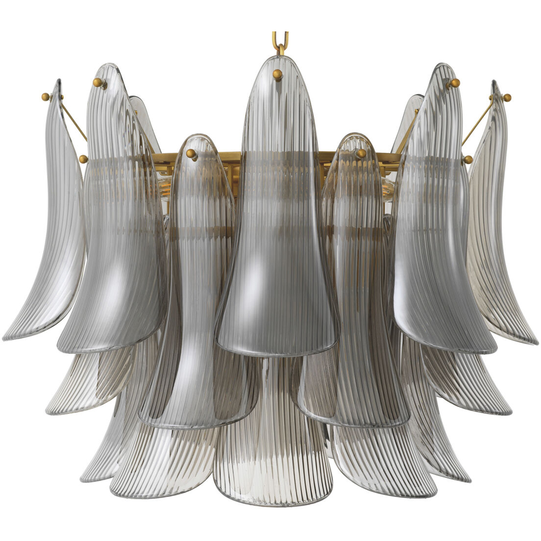 Amun 13 Light 28.35 inch Brushed Brass Chandelier Ceiling Light