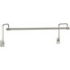 Thomas O'Brien Kidd 20 watt 30 inch Polished Nickel Frame Mount Picture Light Wall Light