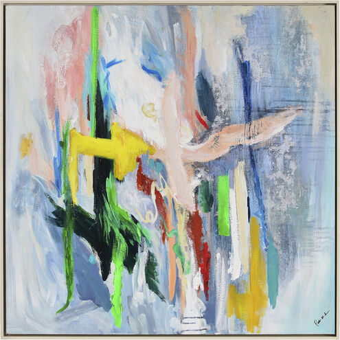 Diya Multicolor Texture Canvas Art