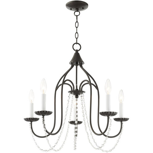 Alessia 5 Light 24 inch English Bronze Chandelier Ceiling Light