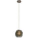 Urchin 1 Light 6.25 inch Painted Chrome Mini Pendant Ceiling Light