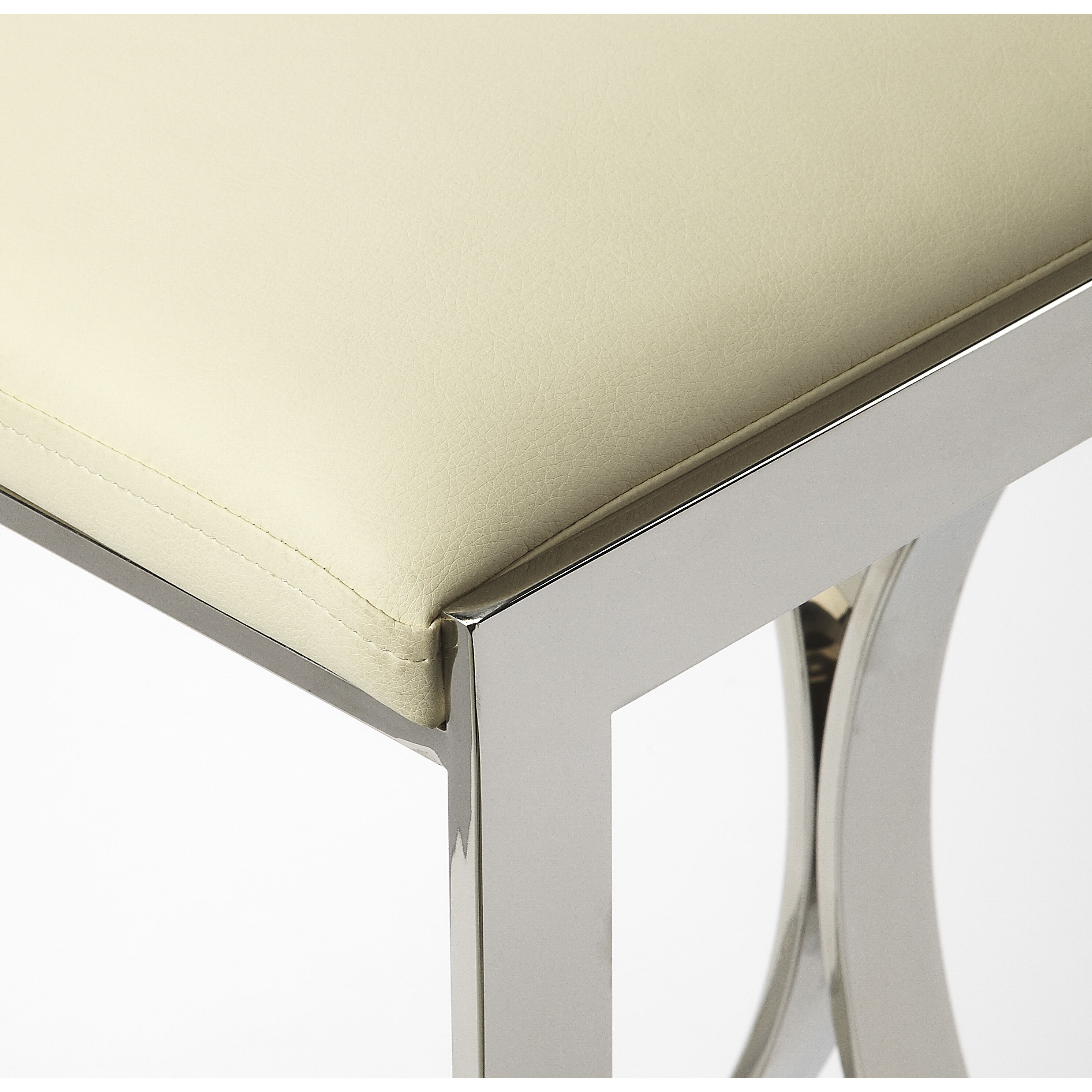 Butler Loft Natalya Silver 24 inch Nickel Barstool