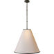 Thomas O'Brien Goodman 1 Light 25 inch Bronze Hanging Shade Ceiling Light in Natural Paper with Black Trim