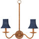 Bell Indigo Chandelier Shade, Suzanne Duin Collection