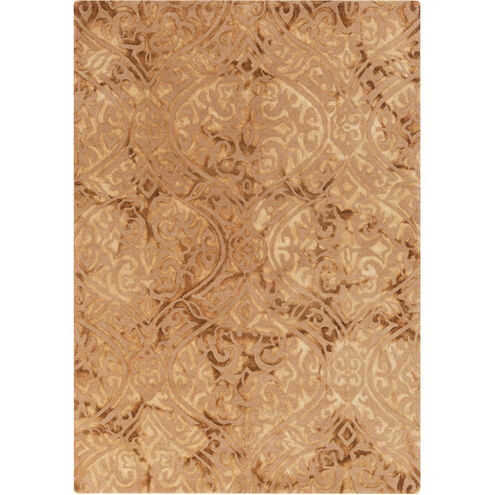 Belladonna 90 X 60 inch Brown and Brown Area Rug, Wool