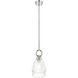 Downtown Urban Hudson 1 Light 5.88 inch Polished Nickel Mini Pendant Ceiling Light