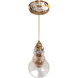 Avra LED 9 inch Aged Brass Pendant Ceiling Light