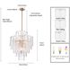 Fire and Ice 13 Light 23 inch Lacquered Gold Chandelier Ceiling Light in Clear Glass