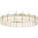 Sevryn LED 19.63 inch Soft Brass Ring Pendant Convert to Semi-Flush Ceiling Light