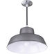 Madison 1 Light 10 inch Grey Barn Light