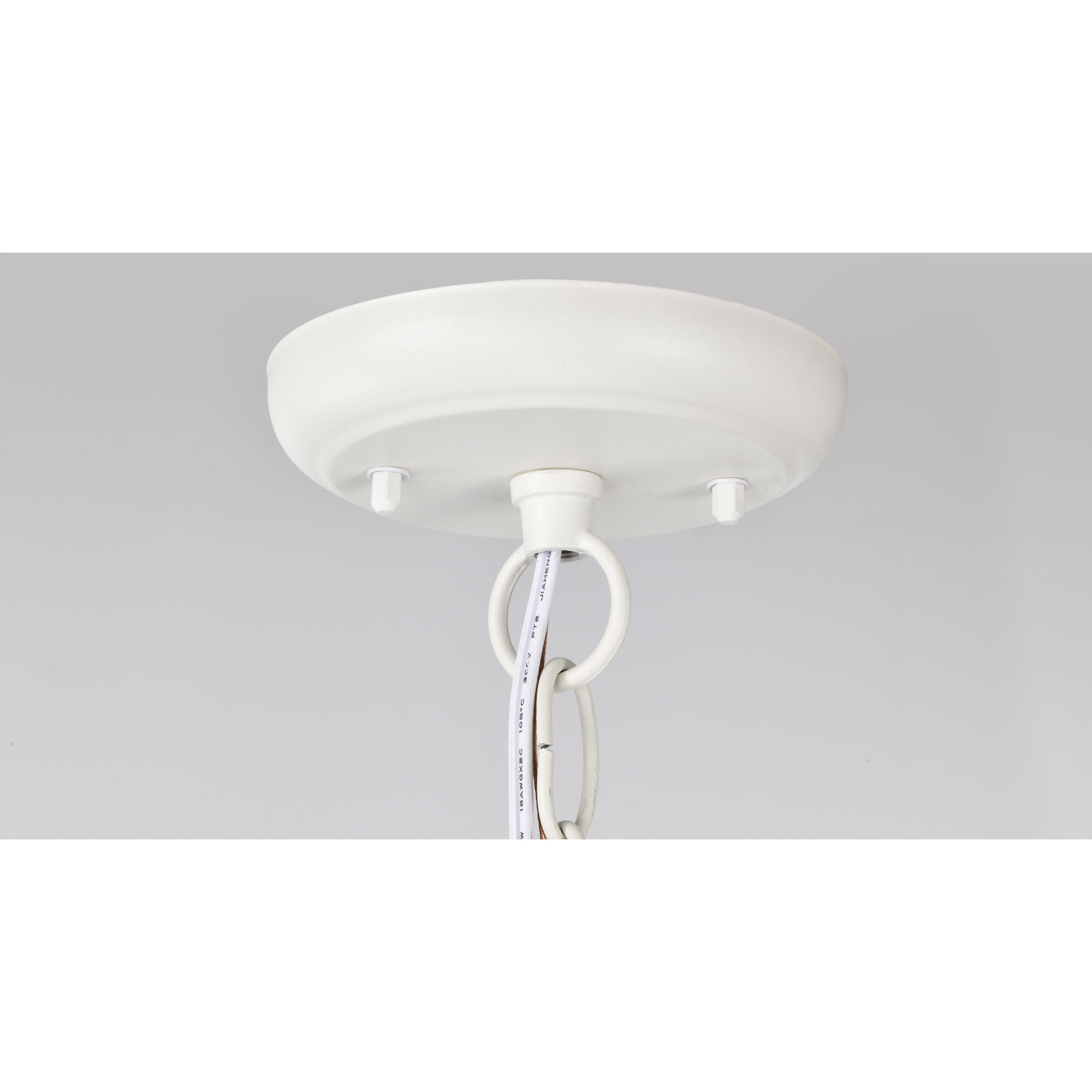 Central Park 3 Light 7 inch White Outdoor Hanging Lantern