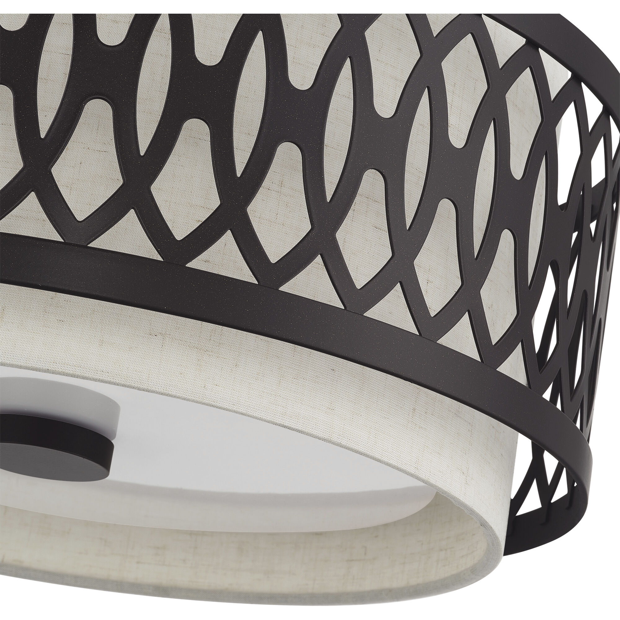 Vistaview 3 Light 15 inch English Bronze Semi-Flush Ceiling Light