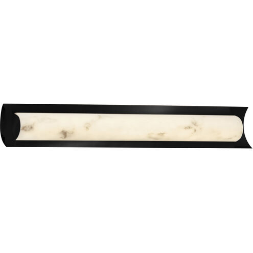 Lumenaria LED 30 inch Matte Black Vanity Light Wall Light