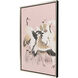 Curious Cranes Pink Canvas
