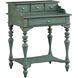 Cecilia 28 X 23 inch Antique Green with Turquoise Desk