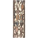 Midelt 96 X 30 inch Khaki, Camel, Peach Rug