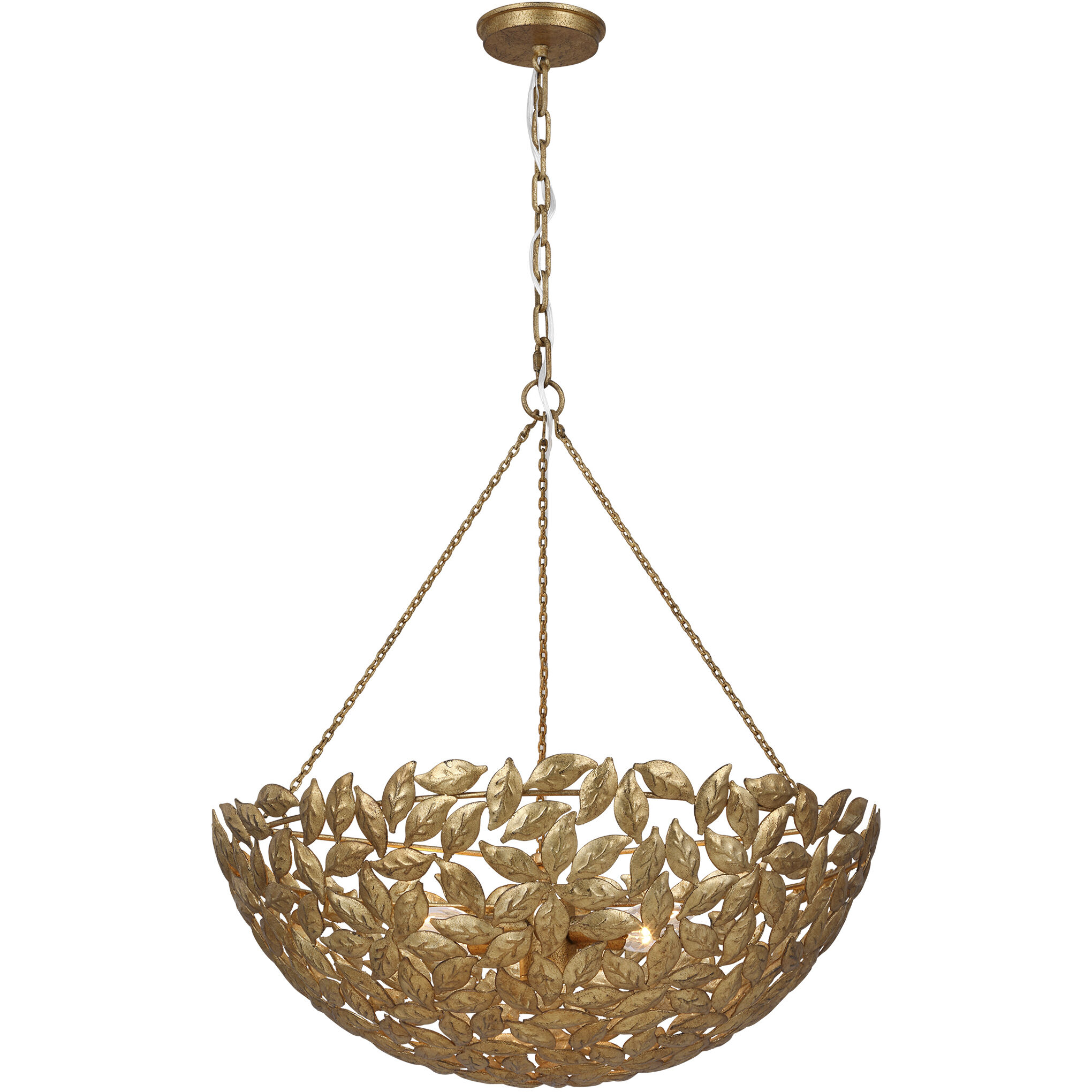 AH by Alexa Hampton Kelan 6 Light 23.75 inch Antique Gild Pendant Ceiling Light