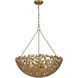 AH by Alexa Hampton Kelan 6 Light 23.75 inch Antique Gild Pendant Ceiling Light