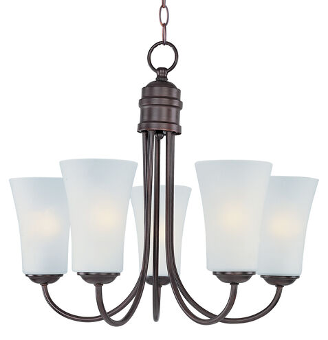 Logan 5 Light 20 inch Oil Rubbed Bronze Chandelier Ceiling Light