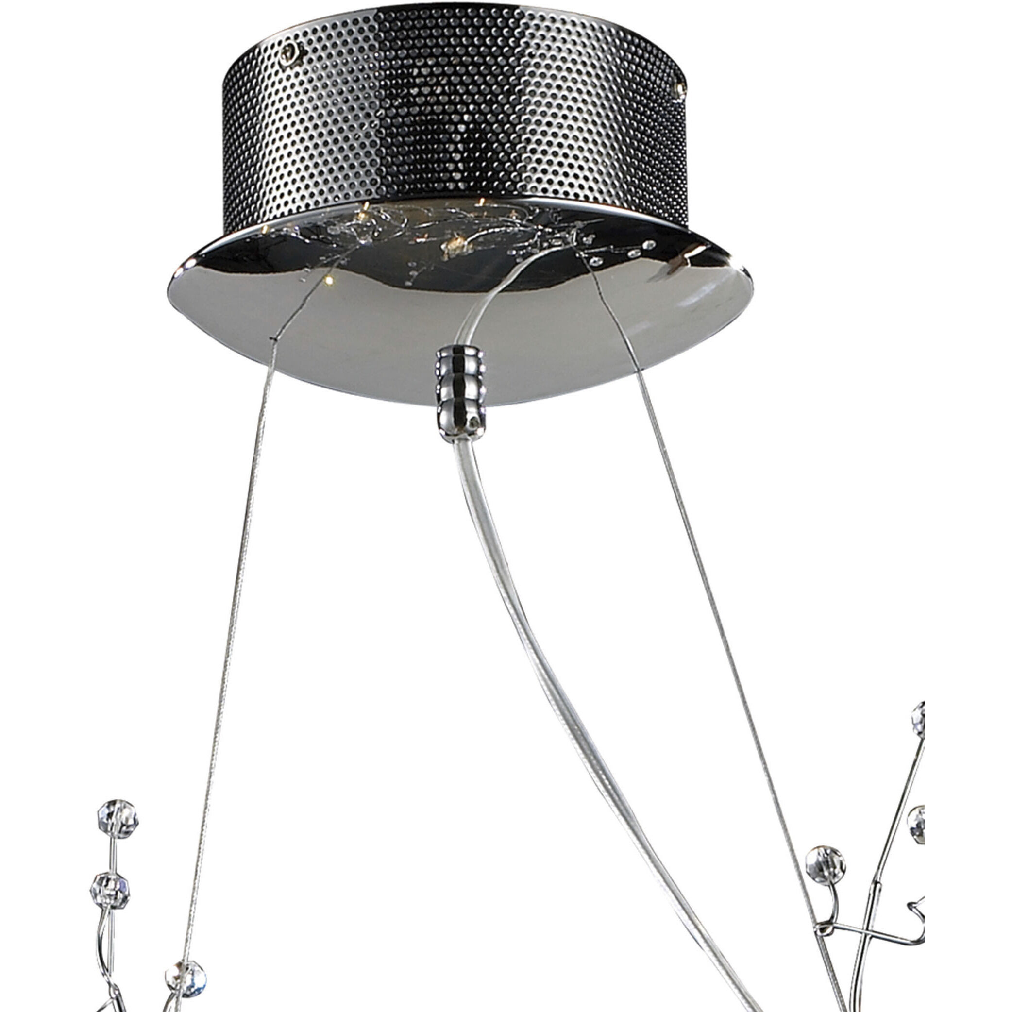 Viviana 10 Light 40 inch Polished Chrome Chandelier Ceiling Light