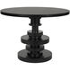 Corum 42 X 42 inch Hand Rubbed Black Dining Table, Round