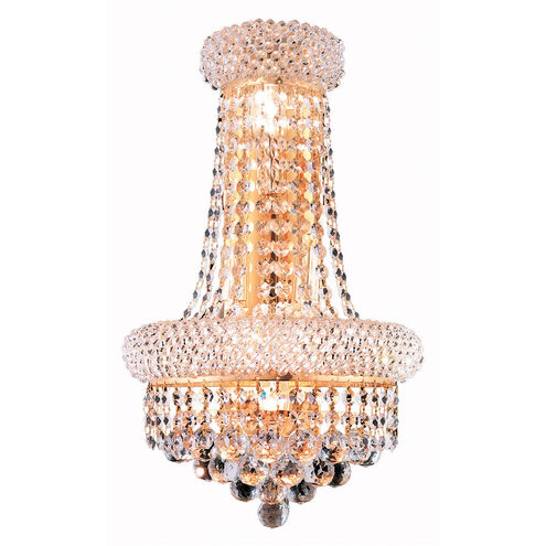 Primo 4 Light 12 inch Gold Wall Sconce Wall Light in Royal Cut