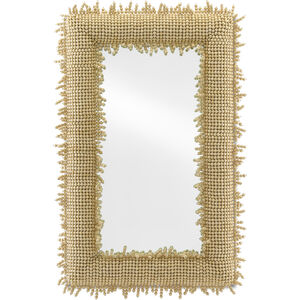 Jeanie 50 X 33 inch Beige/Mirror Wall Mirror, Large