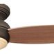 Traditional Concept 52 inch Oil Rubbed Bronze with Medium Maple Blades Outdoor Ceiling Fan